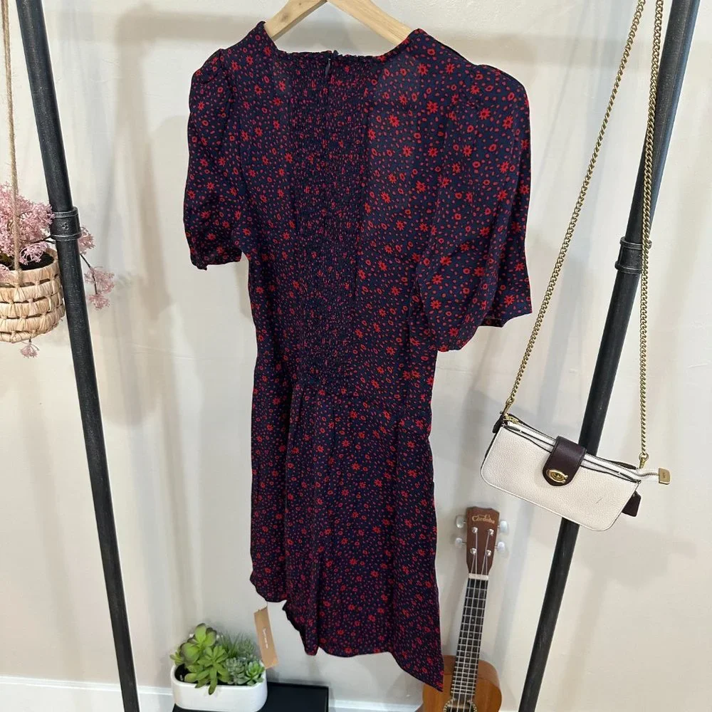 Reformation Brittney Dress in Nightingale - Picture 8 of 9